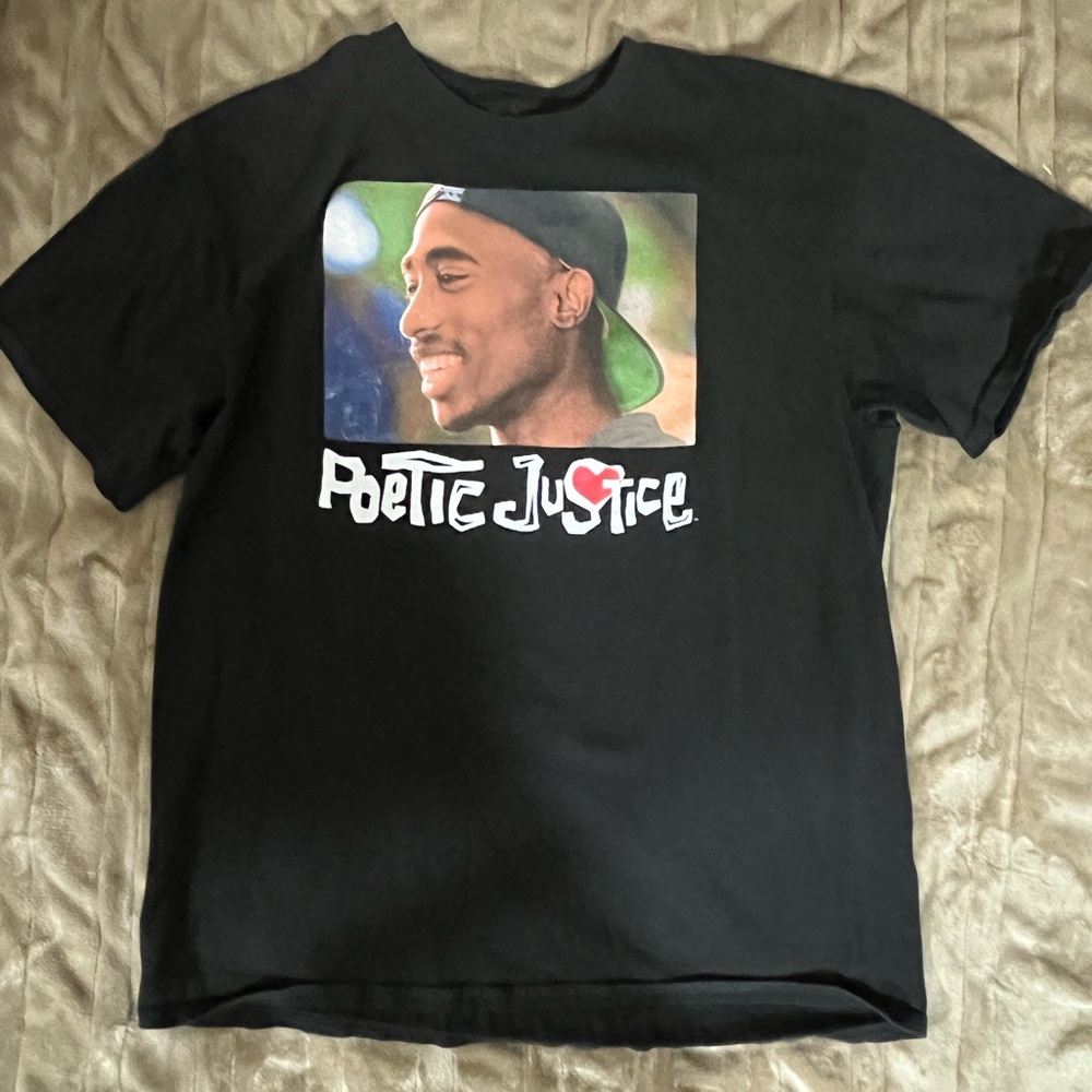 2pac Poetic Justice Tupac Movie T-Shirt Men's Large